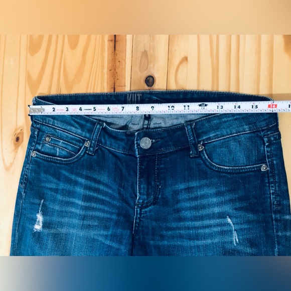 Kut from the Kloth Women's Jeans Sz 4 Boot Cut Mid Rise Medium Pre-Wash Blue - Picture 9 of 12